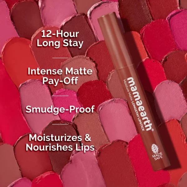 MAMAEARTH Moisture Matte Lipstick 1