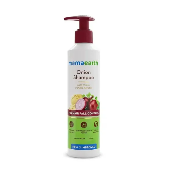 Mamaearth Onion Shampoo for Hair Growth | With Onion Oil & Plant Keratin - Image 2