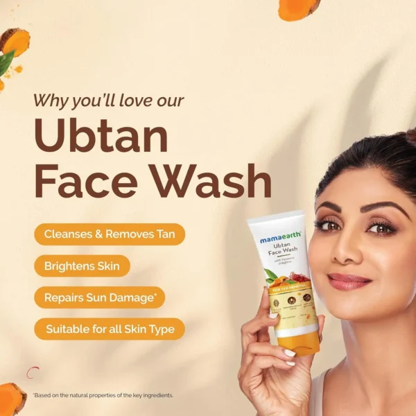 Mamaearth Ubtan De Tan Face Wash 1