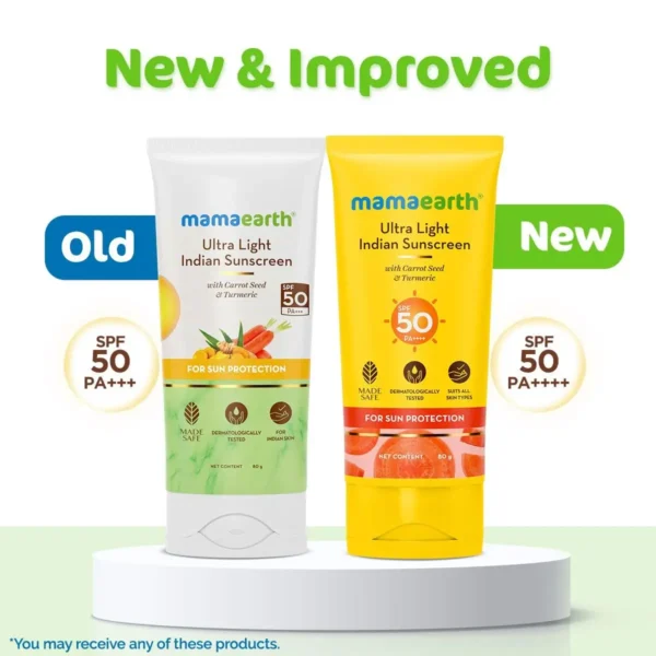 Mamaearth Ultra Light SPF 50 Sunscreen 1