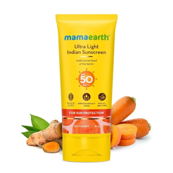 Mamaearth Ultra Light SPF 50 Sunscreen