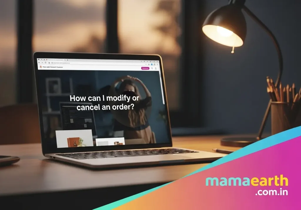 How can I modify or cancel an order